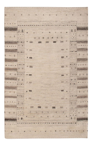 Tapis Gabbeh - Loribaft Indus - 152 x 105 cm - crème