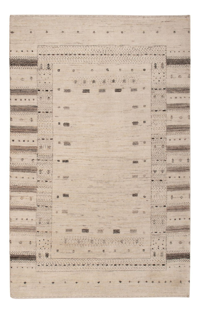 Tapis Gabbeh - Loribaft Indus - 152 x 105 cm - crème