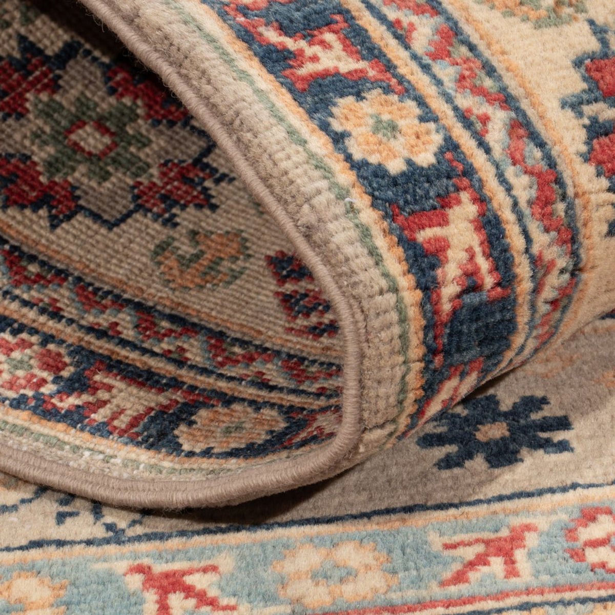 Tapis Ziegler - Kazak - 180 x 118 cm - bleu clair