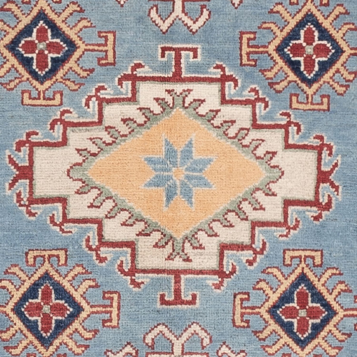 Tapis Ziegler - Kazak - 180 x 120 cm - bleu clair