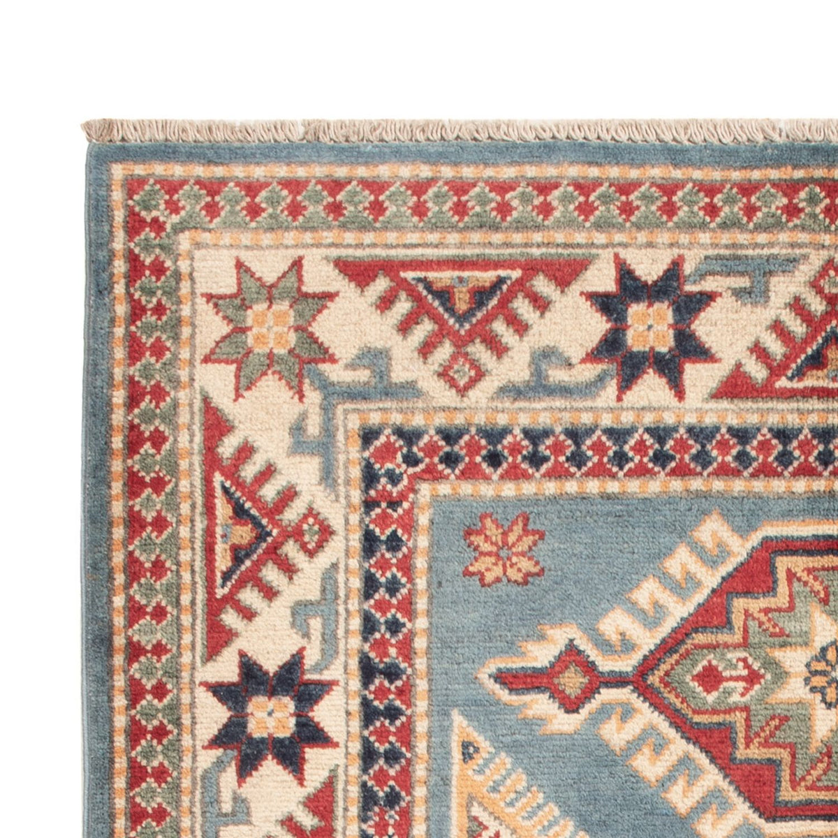 Tapis Ziegler - Kazak - 149 x 97 cm - bleu clair