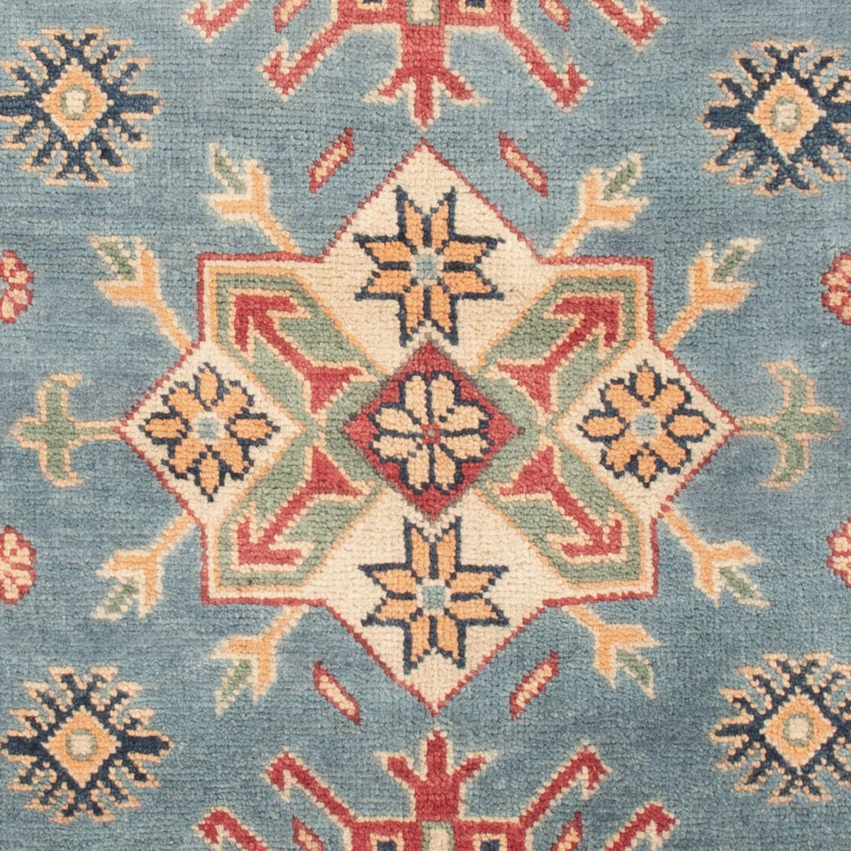 Tapis Ziegler - Kazak - 147 x 98 cm - bleu clair