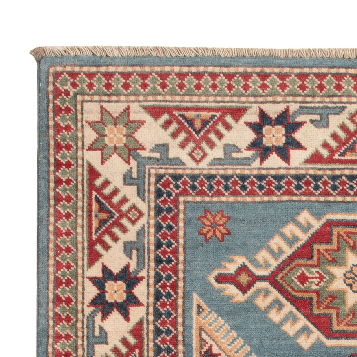 Tapis Ziegler - Kazak - 146 x 96 cm - bleu clair