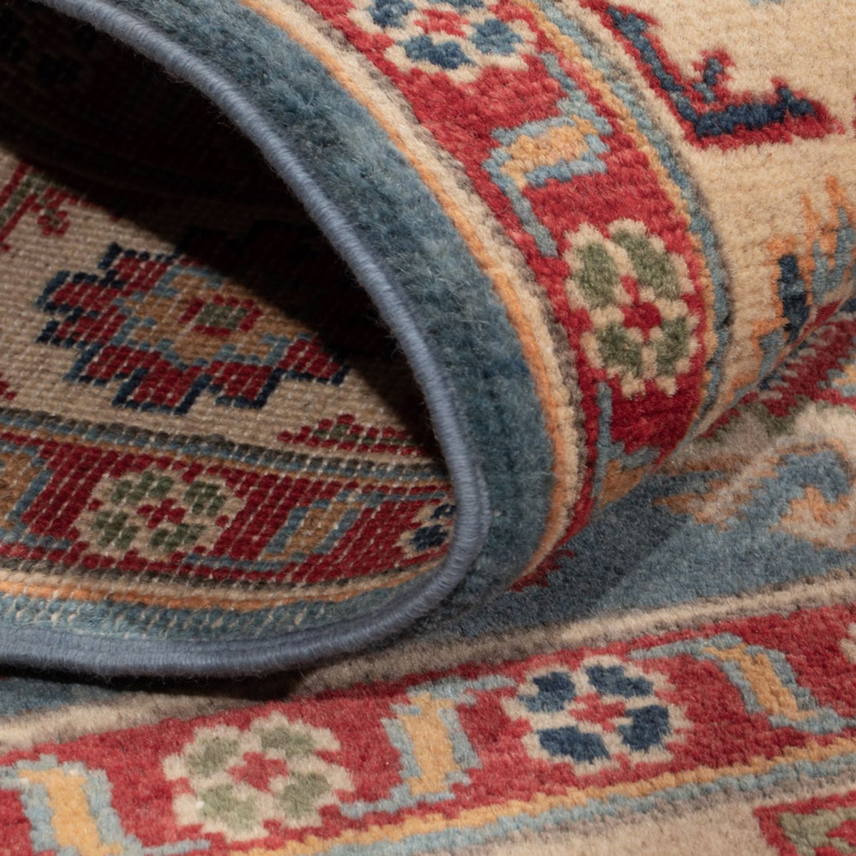 Tapis Ziegler - Kazak - 154 x 101 cm - bleu