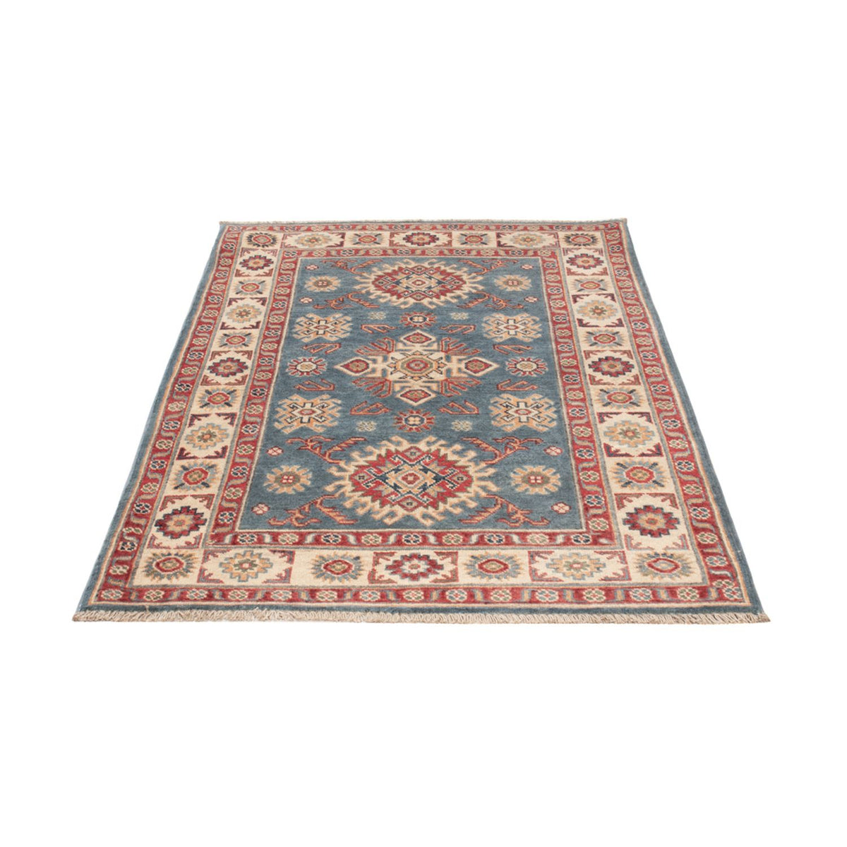 Tapis Ziegler - Kazak - 154 x 101 cm - bleu