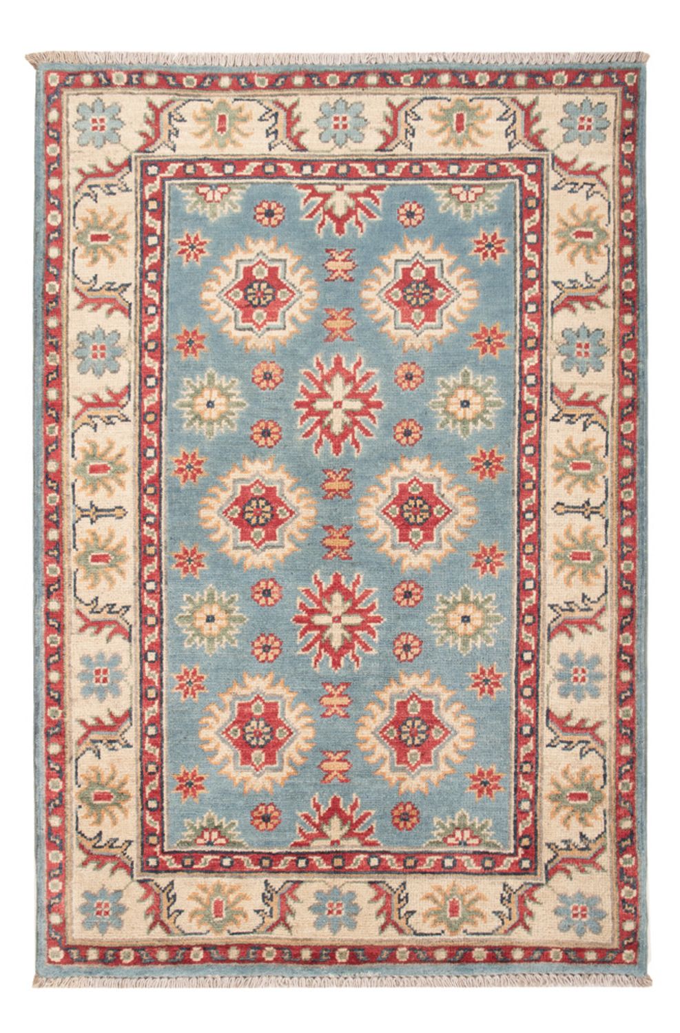 Tapis Ziegler - Kazak - 124 x 81 cm - bleu clair
