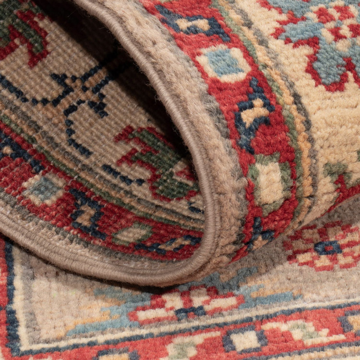 Tapis Ziegler - Kazak - 127 x 80 cm - beige foncé