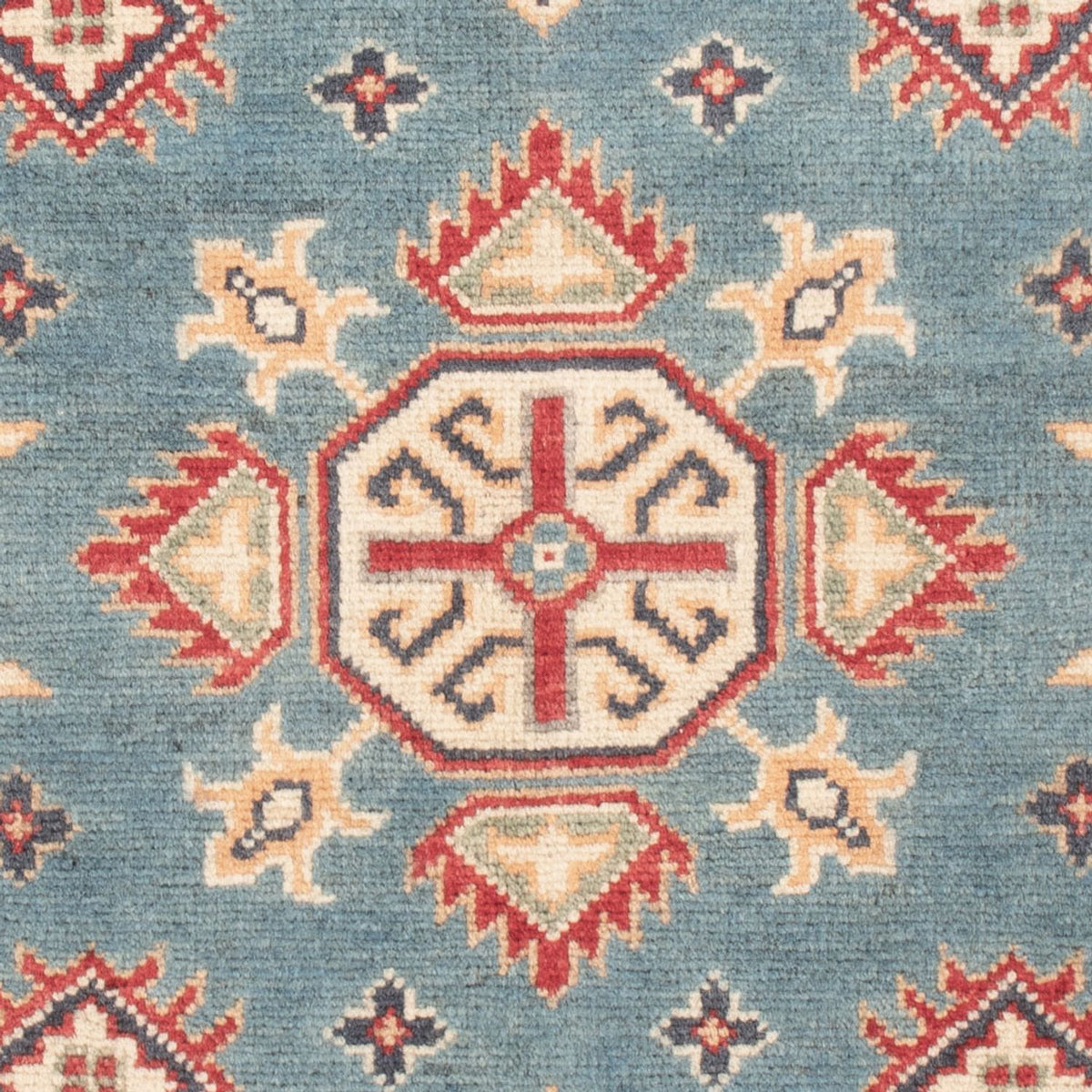 Tapis Ziegler - Kazak - 121 x 84 cm - bleu clair