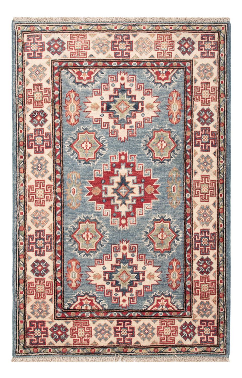 Tapis Ziegler - Kazak - 128 x 82 cm - bleu clair
