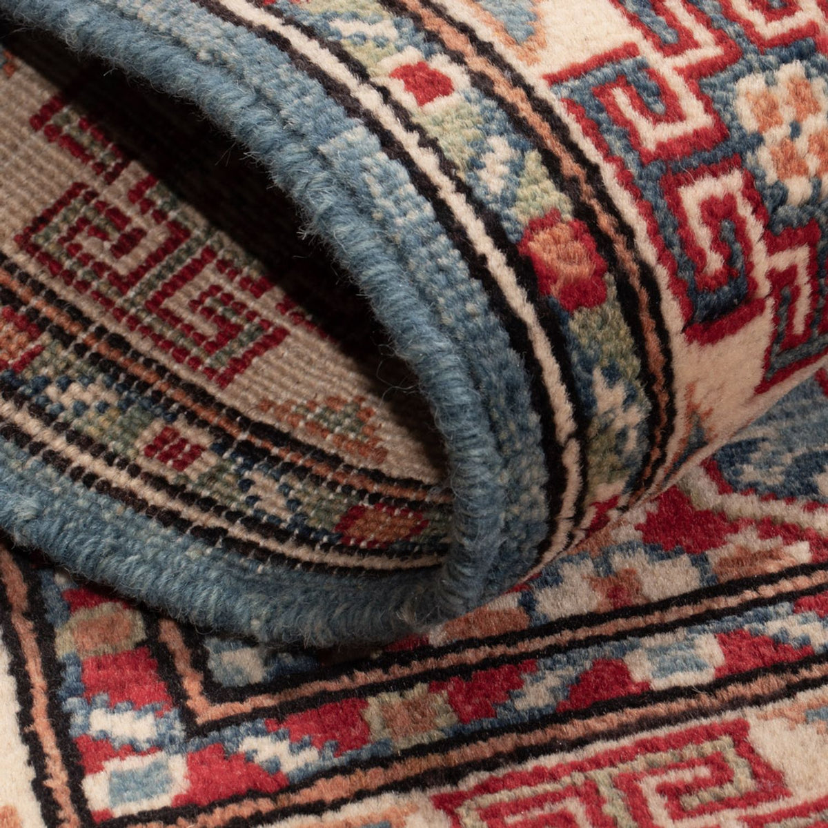 Tapis Ziegler - Kazak - 128 x 82 cm - bleu clair