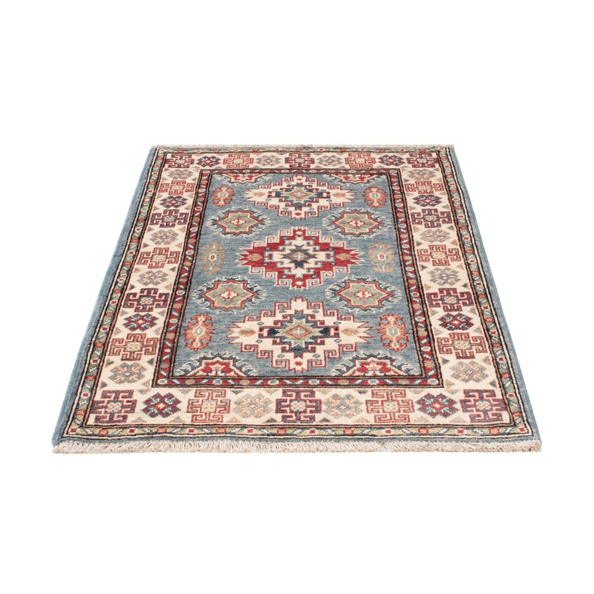 Tapis Ziegler - Kazak - 128 x 82 cm - bleu clair