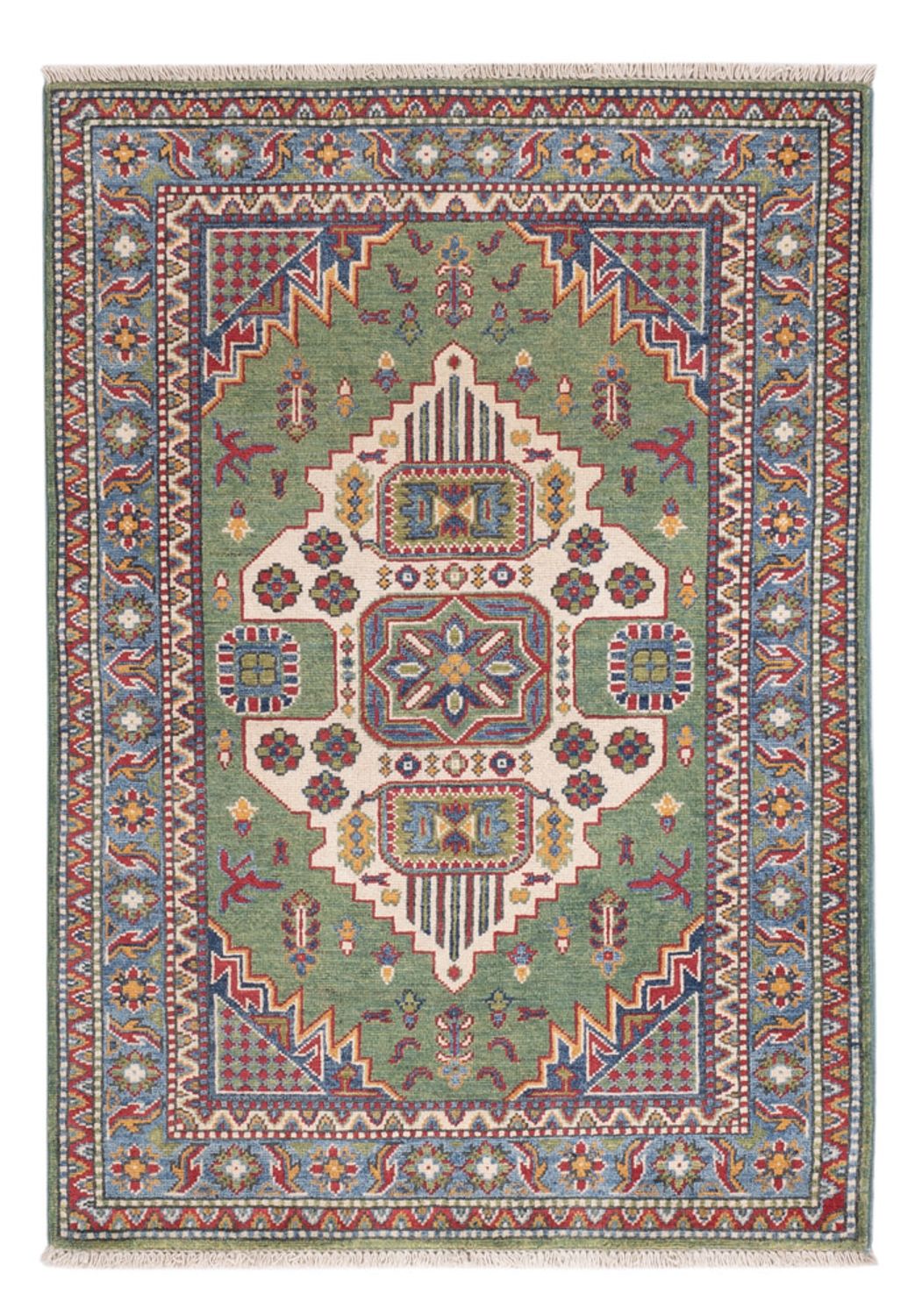Tapis Ziegler - Kazak - 144 x 101 cm - vert