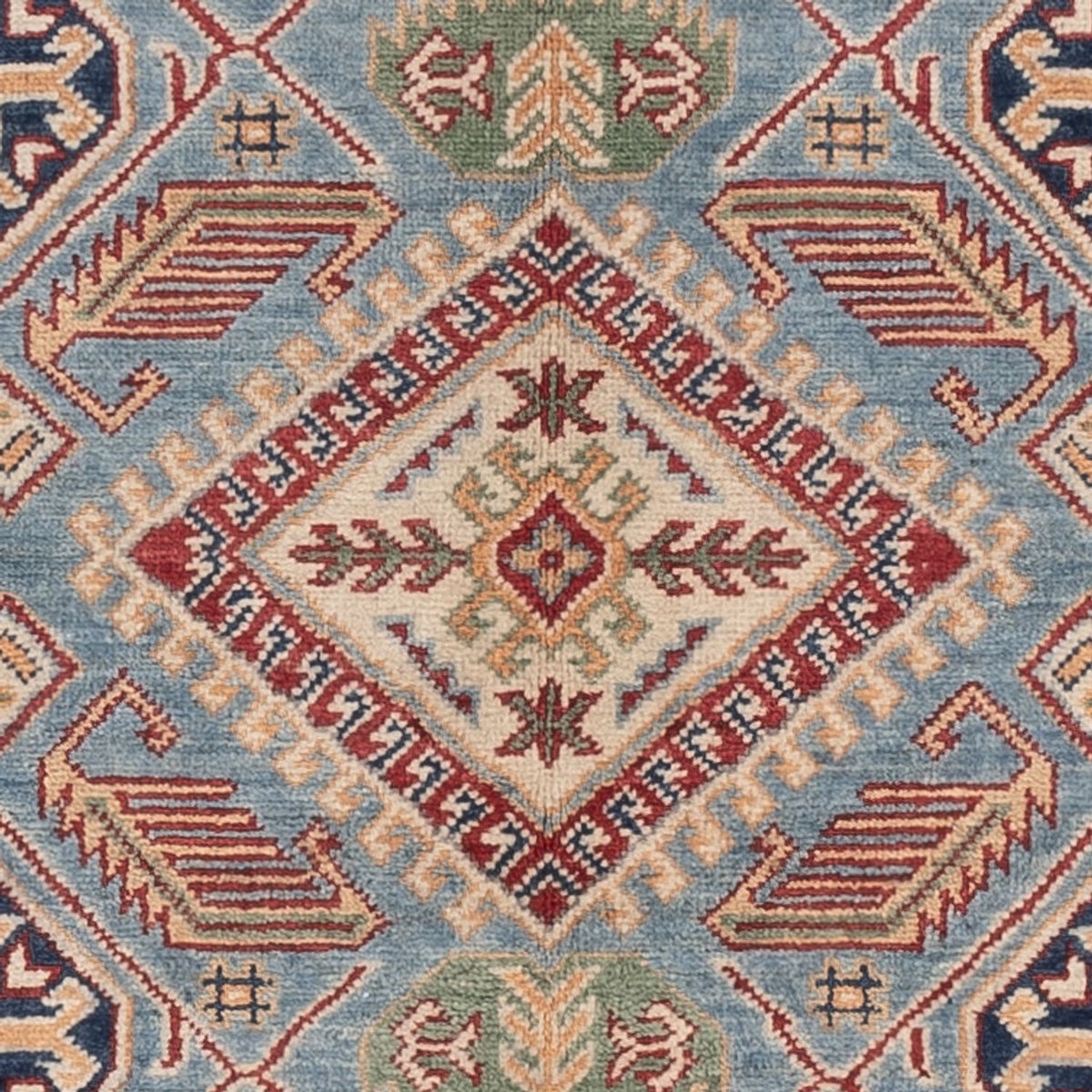 Tapis Ziegler - Kazak - 185 x 120 cm - bleu clair