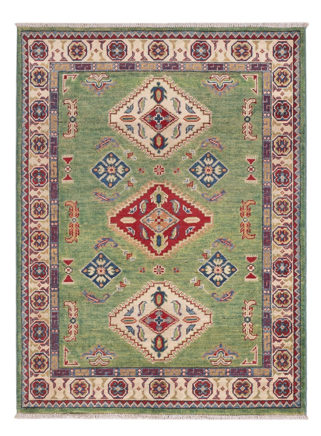 Tapis Ziegler - Kazak - 139 x 102 cm - vert