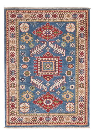 Tapis Ziegler - Kazak - 145 x 102 cm - bleu