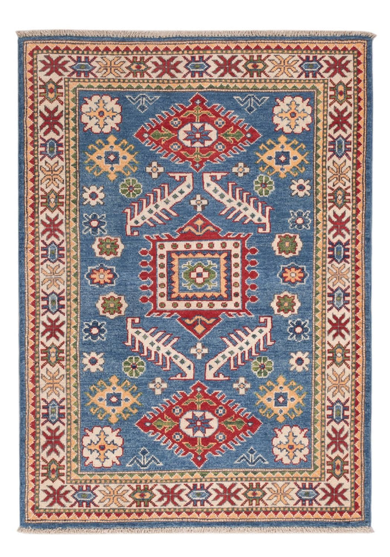 Tapis Ziegler - Kazak - 145 x 102 cm - bleu