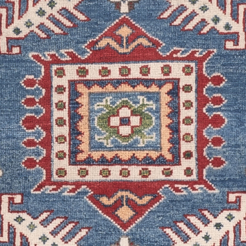 Tapis Ziegler - Kazak - 145 x 102 cm - bleu
