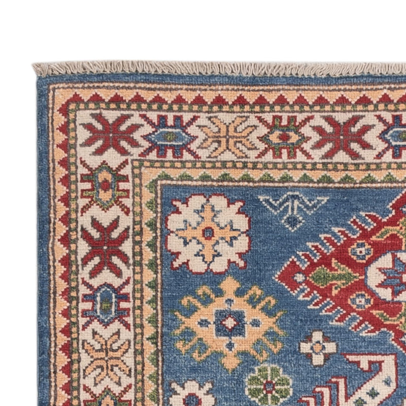 Tapis Ziegler - Kazak - 145 x 102 cm - bleu
