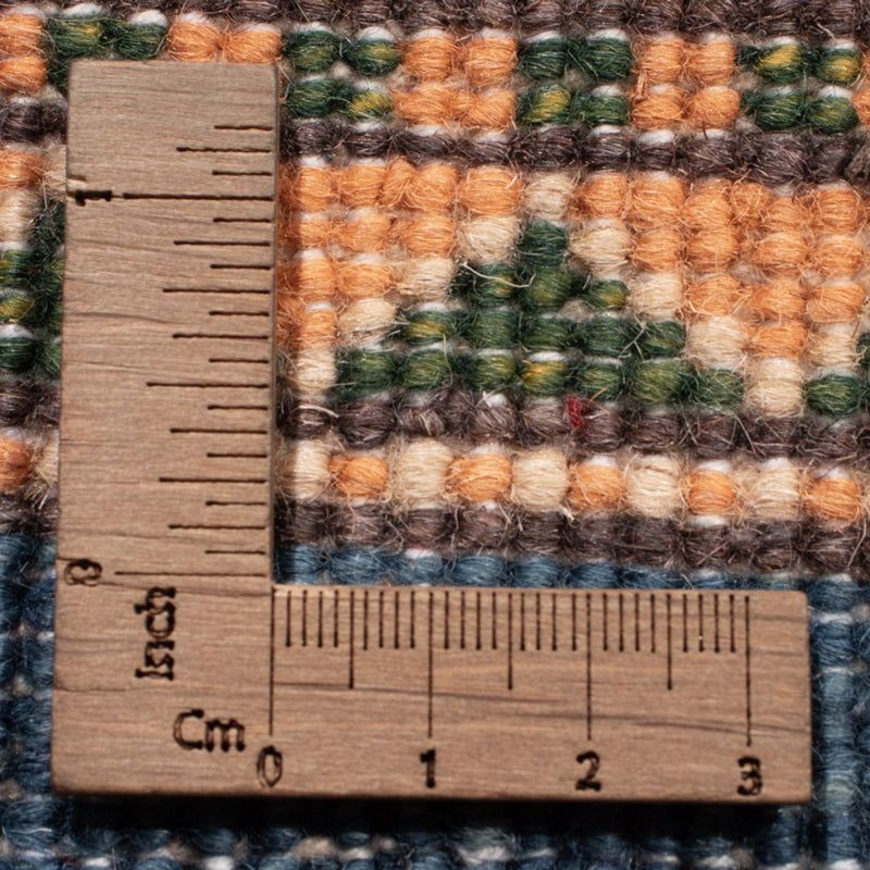 Tapis Ziegler - Kazak - 145 x 102 cm - bleu