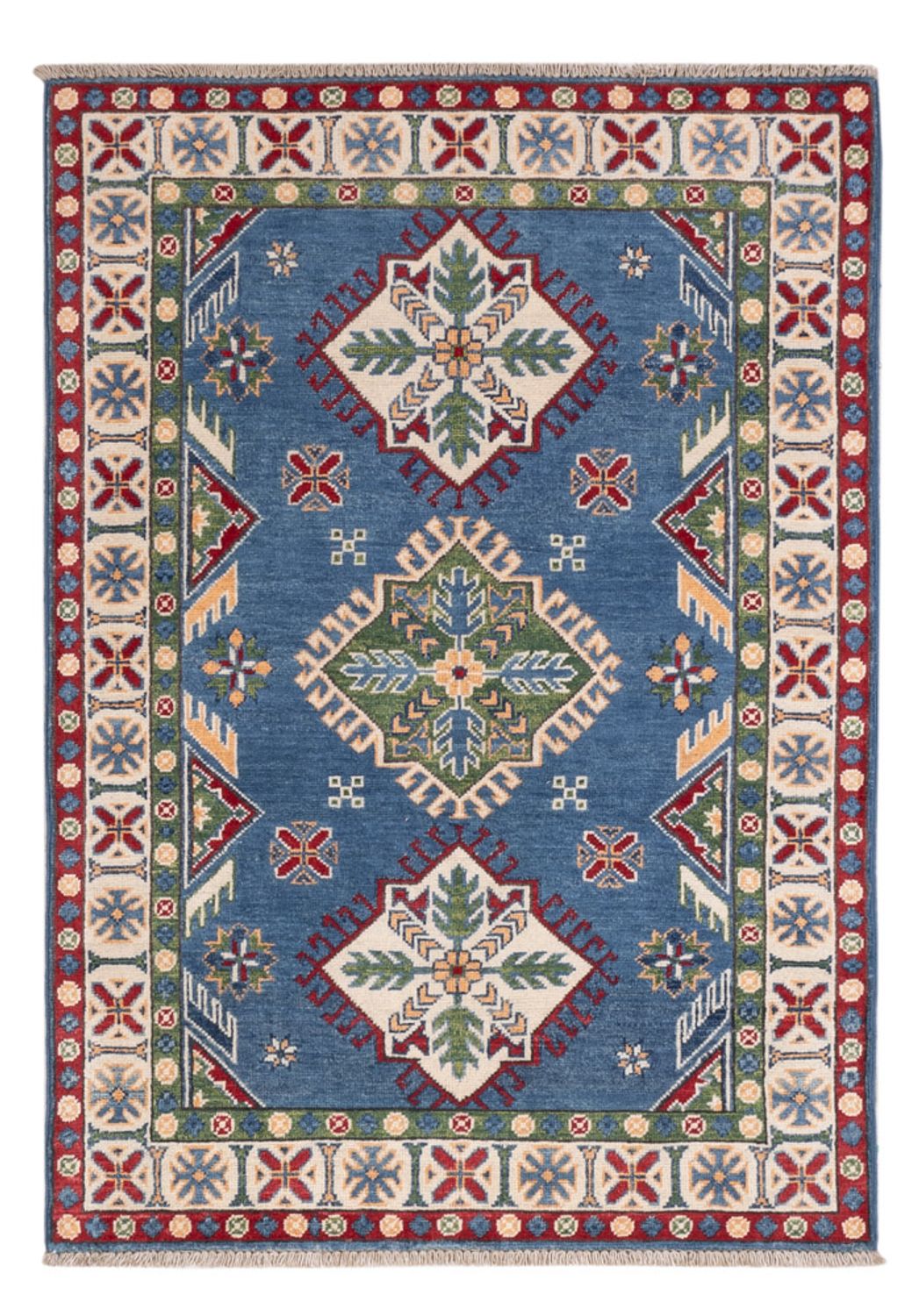 Tapis Ziegler - Kazak - 142 x 101 cm - bleu