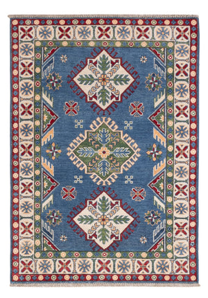 Tapis Ziegler - Kazak - 142 x 101 cm - bleu