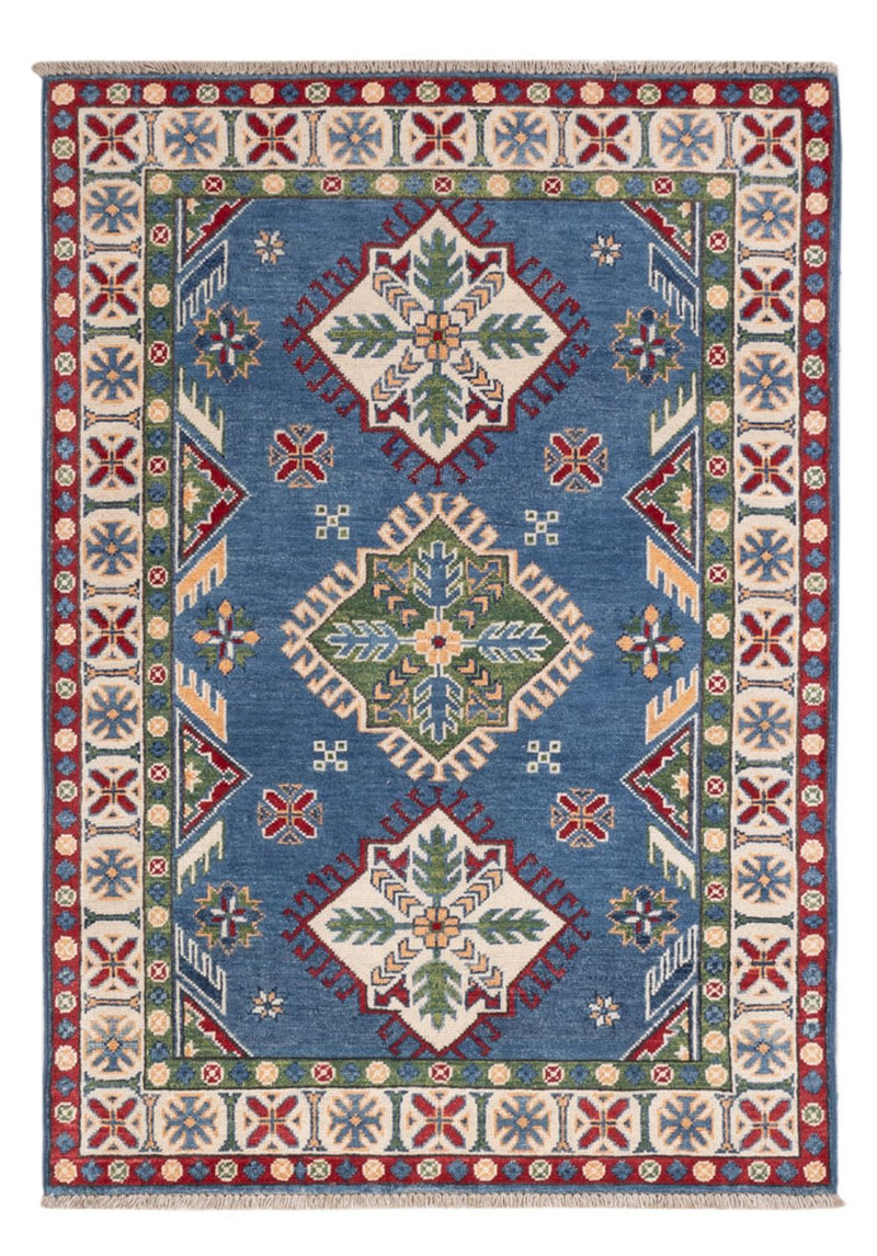 Tapis Ziegler - Kazak - 142 x 101 cm - bleu