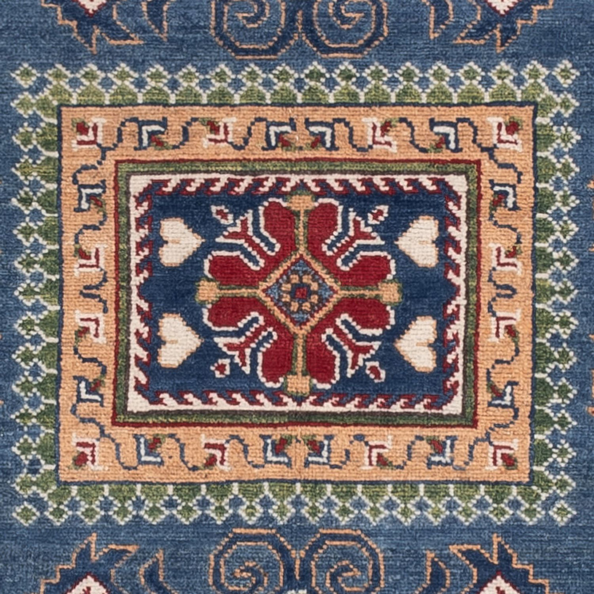 Tapis Ziegler - Kazak - 180 x 122 cm - bleu