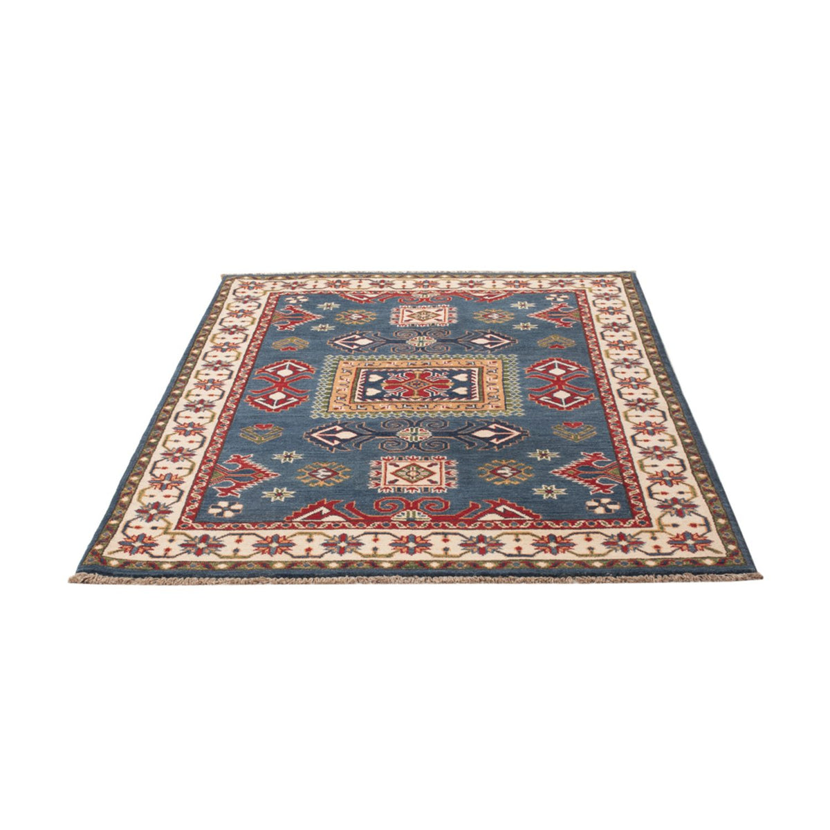 Tapis Ziegler - Kazak - 180 x 122 cm - bleu