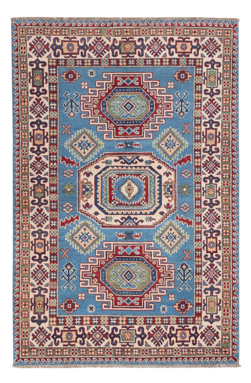 Tapis Ziegler - Kazak - 186 x 120 cm - bleu clair