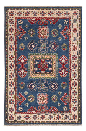 Tapis Ziegler - Kazak - 188 x 122 cm - bleu