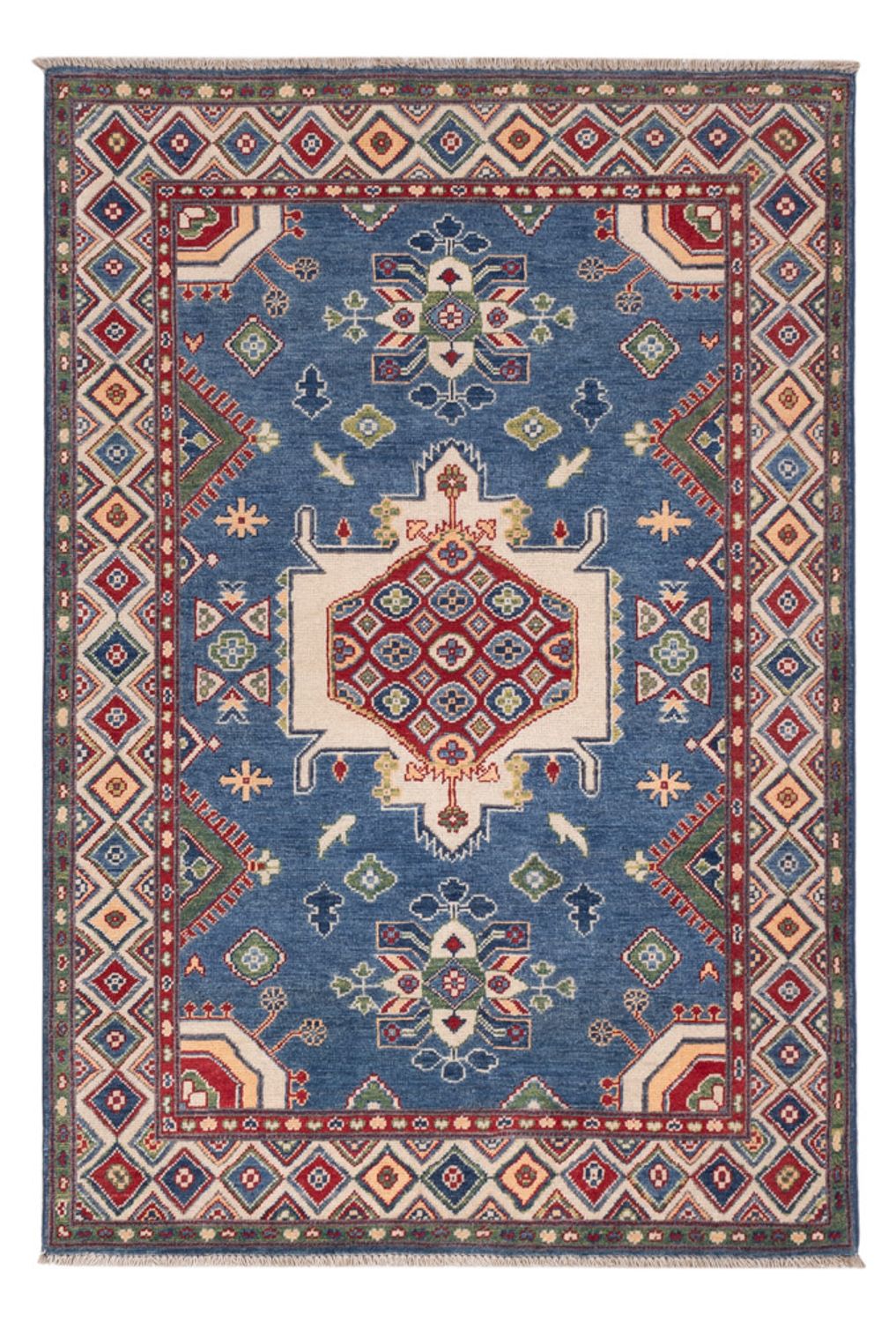 Tapis Ziegler - Kazak - 183 x 122 cm - bleu
