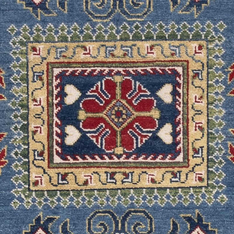 Tapis Ziegler - Kazak - 184 x 121 cm - bleu