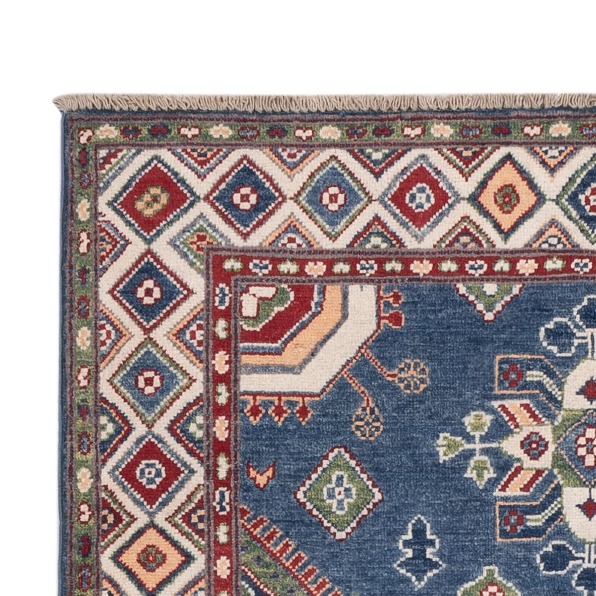 Tapis Ziegler - Kazak - 182 x 120 cm - bleu