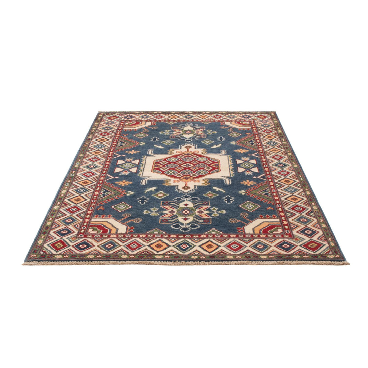 Tapis Ziegler - Kazak - 182 x 120 cm - bleu