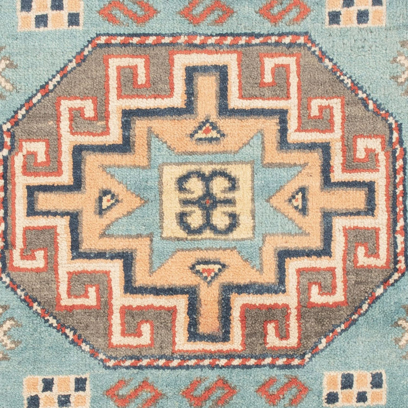 Tapis Ziegler - Kazak - 124 x 78 cm - bleu clair