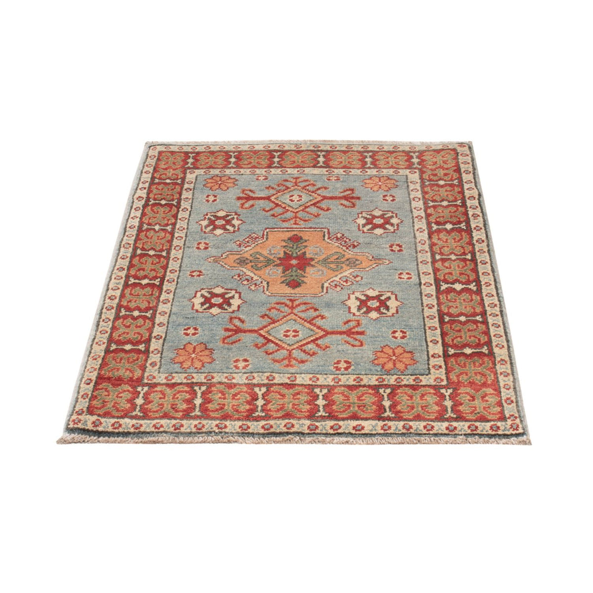 Tapis Ziegler - Kazak - 86 x 62 cm - bleu clair