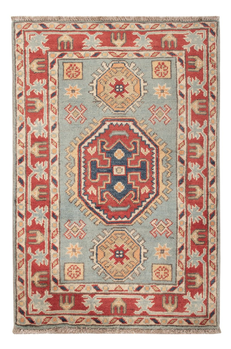 Tapis Ziegler - Kazak - 87 x 58 cm - bleu clair