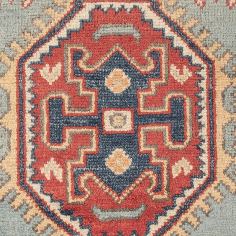 Tapis Ziegler - Kazak - 87 x 58 cm - bleu clair
