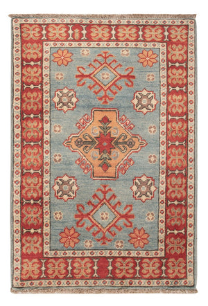 Tapis Ziegler - Kazak - 88 x 59 cm - bleu clair