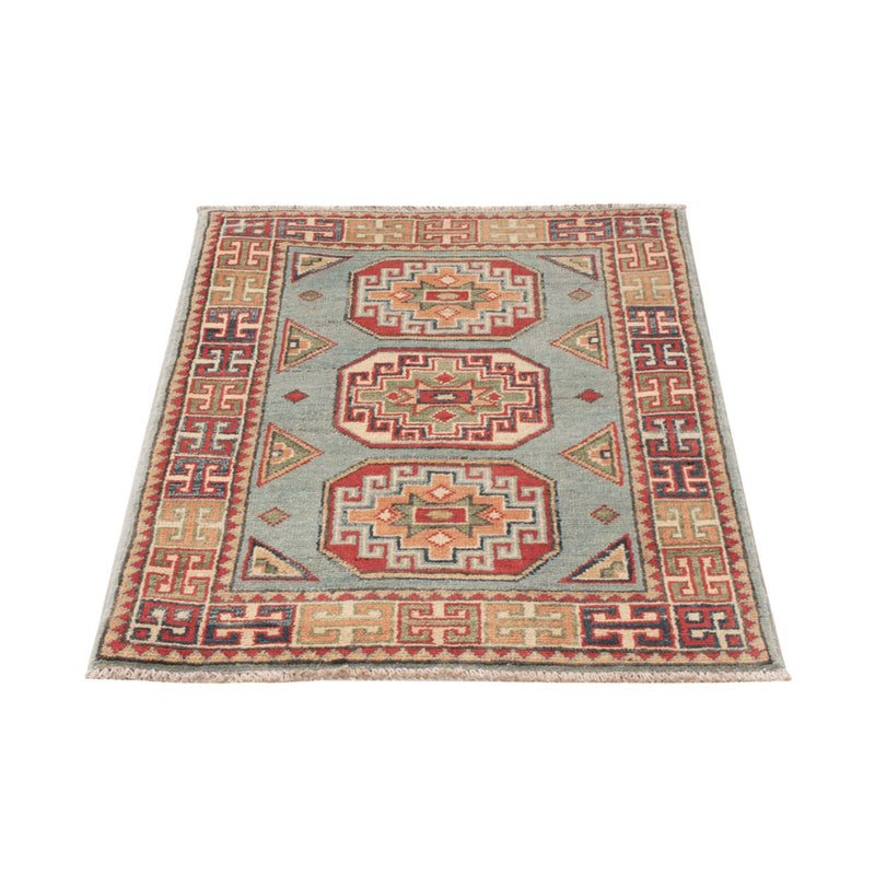 Tapis Ziegler - Kazak - 91 x 62 cm - bleu clair