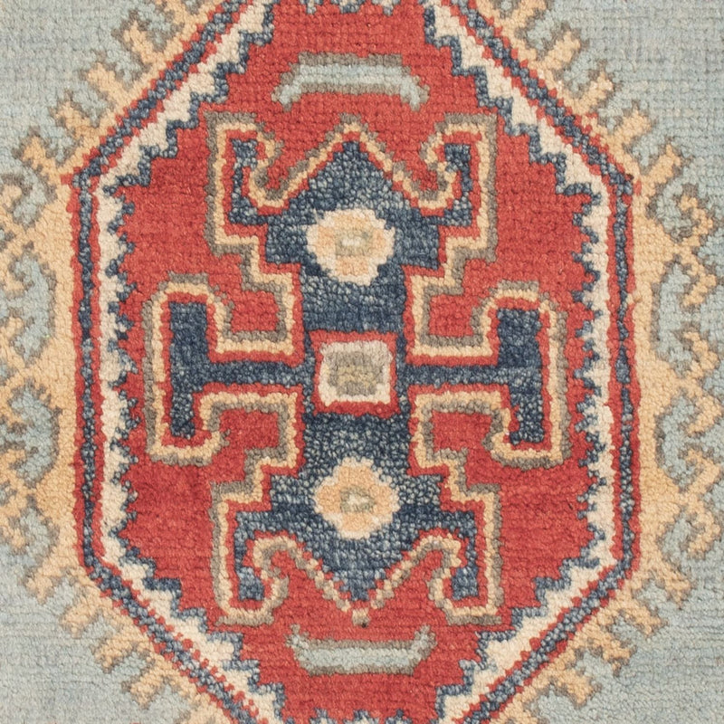 Tapis Ziegler - Kazak - 96 x 60 cm - bleu clair