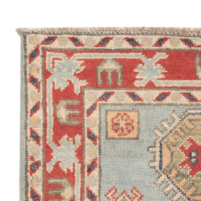 Tapis Ziegler - Kazak - 96 x 60 cm - bleu clair