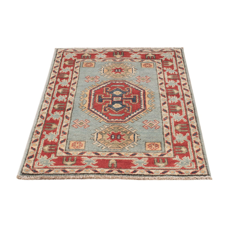 Tapis Ziegler - Kazak - 96 x 60 cm - bleu clair