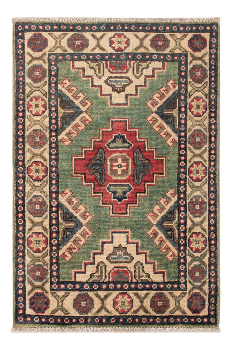 Tapis Ziegler - Kazak - 90 x 60 cm - vert