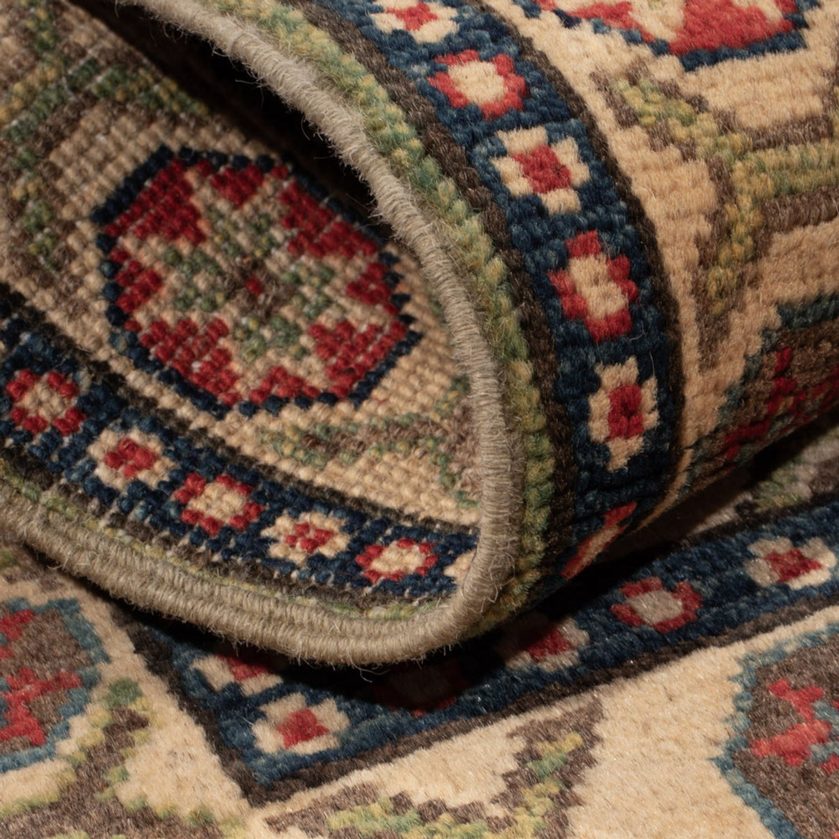 Tapis Ziegler - Kazak - 90 x 60 cm - vert