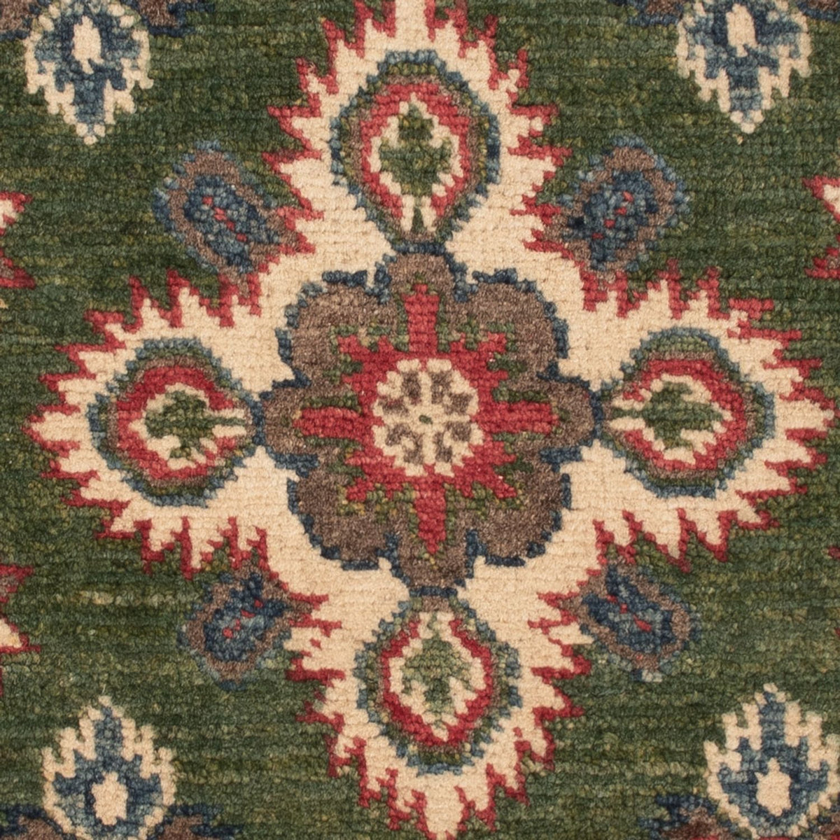 Tapis Ziegler - Kazak - 86 x 60 cm - vert