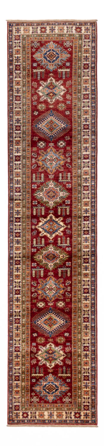Tapis de couloir Tapis Ziegler - Kazak - 396 x 84 cm - rouge