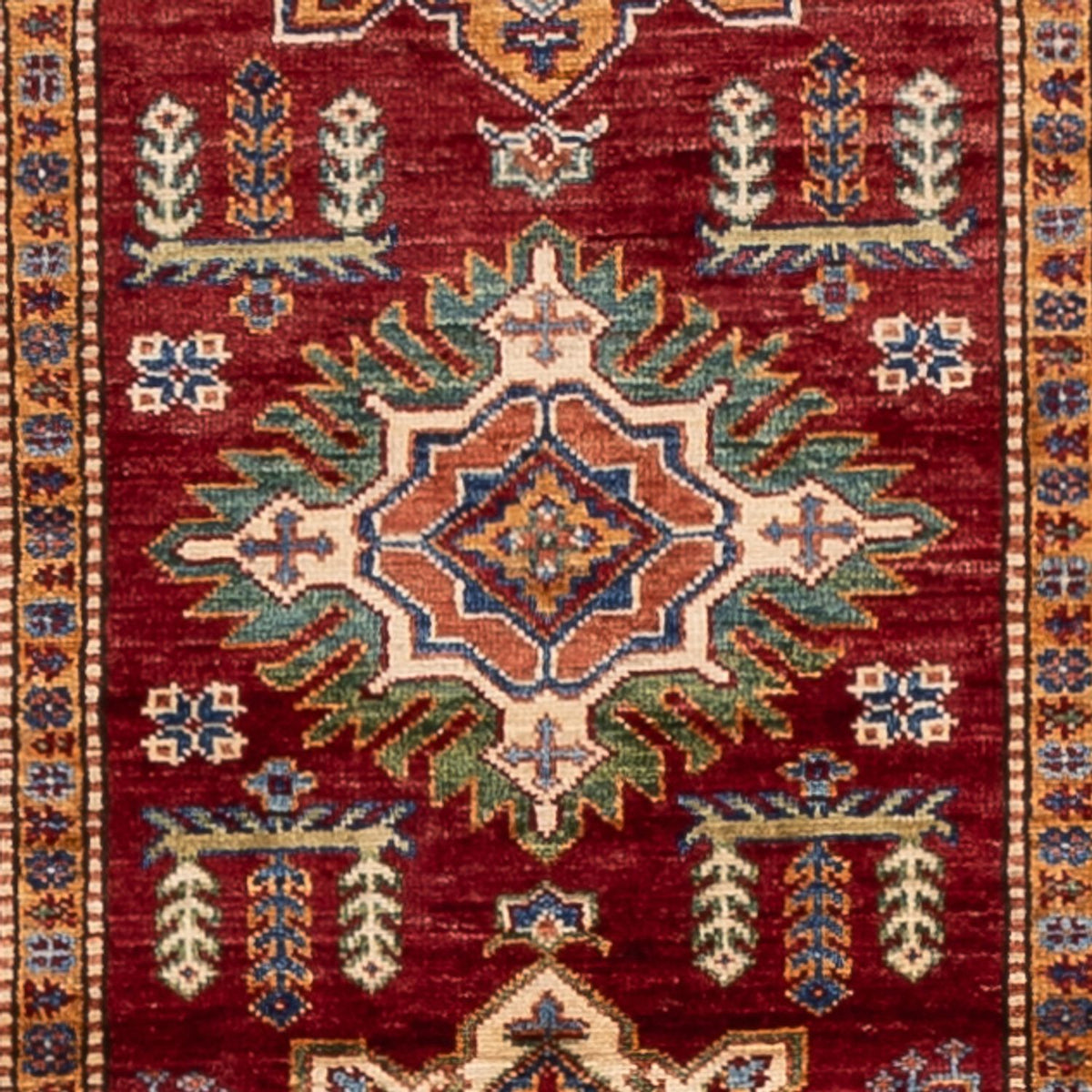 Tapis de couloir Tapis Ziegler - Kazak - 396 x 84 cm - rouge