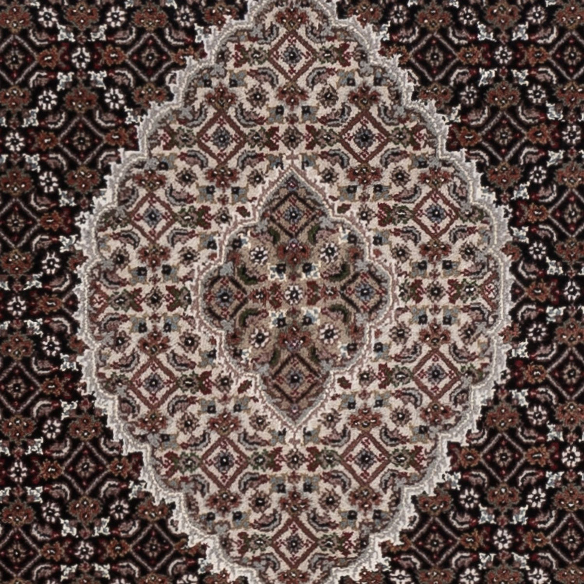 Tapis oriental - Tabriz - 188 x 123 cm - beige foncé