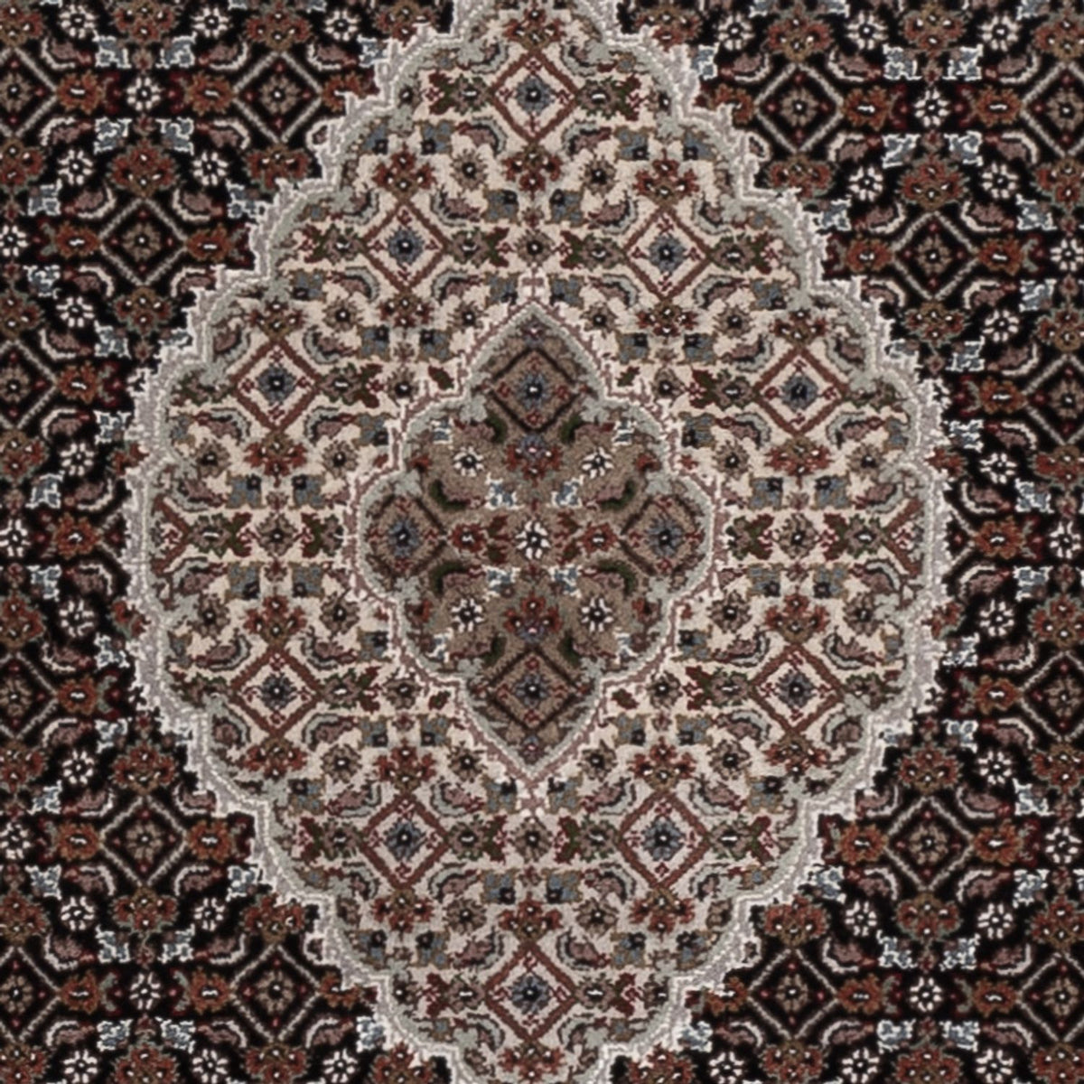 Tapis oriental - Tabriz - 187 x 124 cm - beige foncé